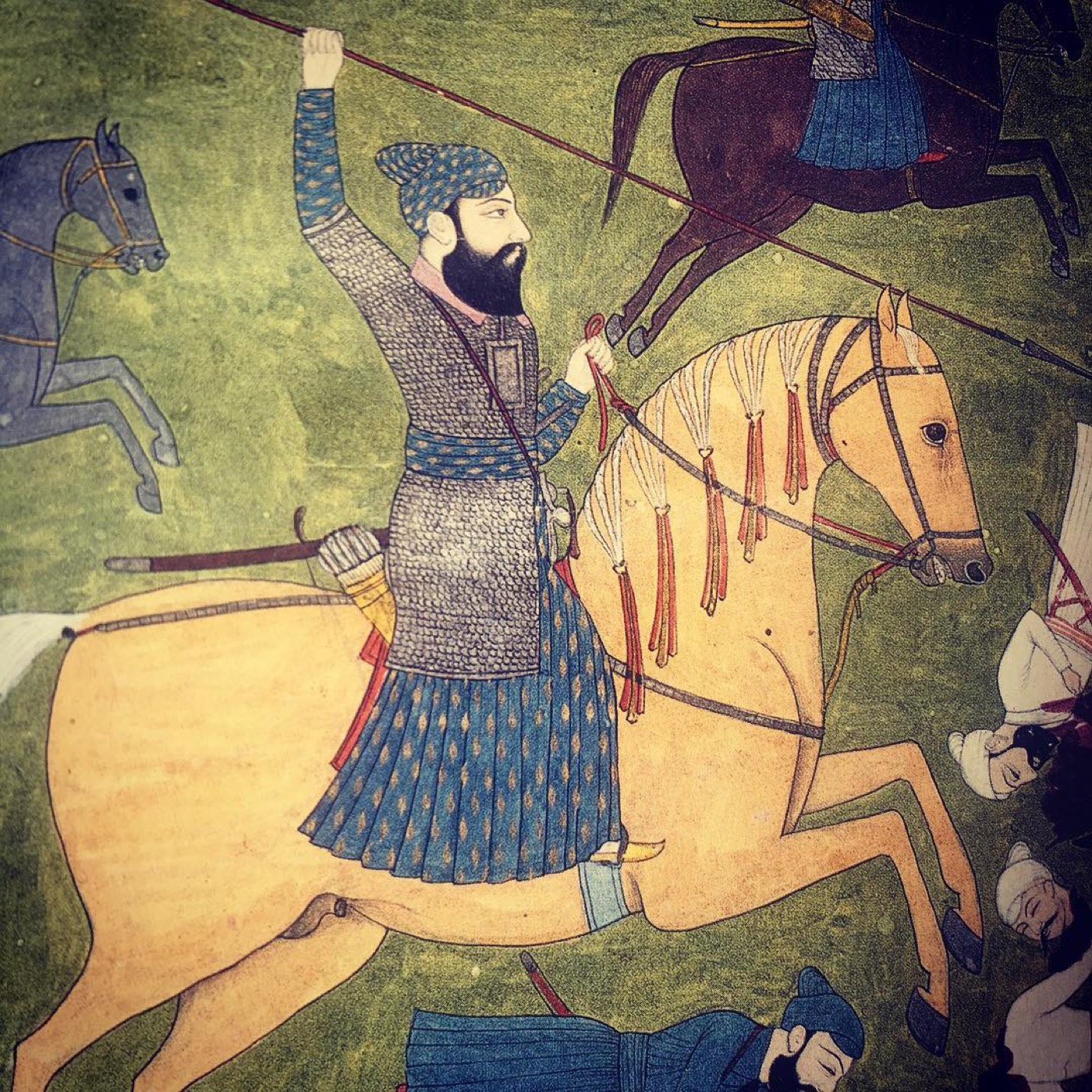 Painted portrait of Banda Singh Bahadur