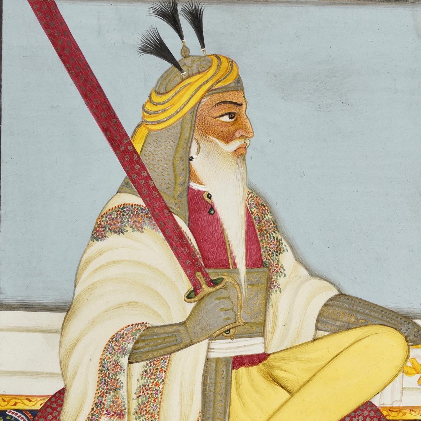 Hari Singh Nalwa, a period painting