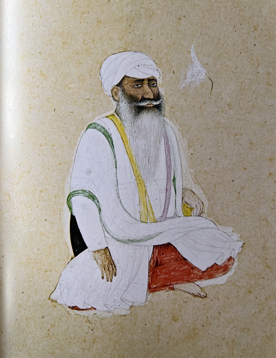 Painted portrait of Sham Singh Attariwala